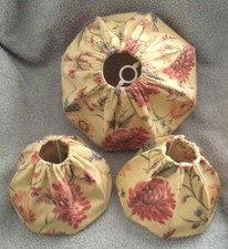 Lampshades covered with dorma - lampshades,