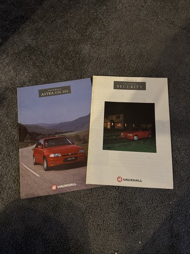 Vauxhall astra gsi catalogues - catalogues,