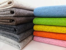 100% wool felt 1mm thick per metre & sheets natural melange colours