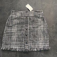 Black & White Tweed Style Mini