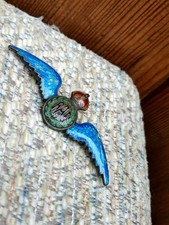 Wwii sterling silver enamel - sterling,