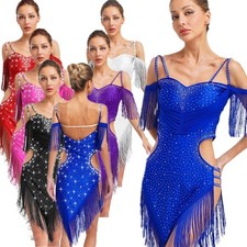 Women Skirts Festival Dancewear Holiday Dress Rave Costume Wear Tassel Stage