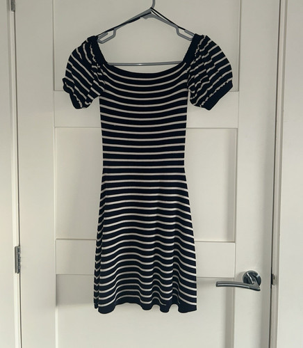 Zara navy white striped - white,
