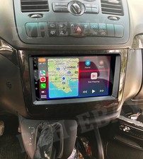 9" Android Auto Carplay Car Stereo GPS Sat Nav For Mercedes Benz Vito Viano W639