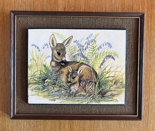 Vintage framed print a - framed, of