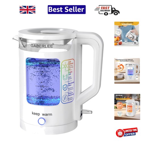 Bpa free glass kettle - bpa-free, 1.7l