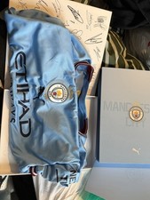 Man City Treble Winners Limited Edition Shirt With Box