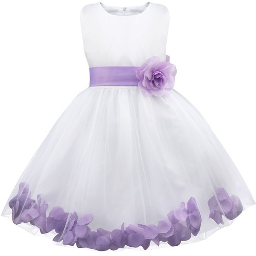 Girl flowers petal sleeveless - girl,