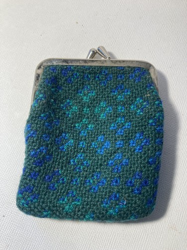 Welsh blanket vintage purse - welsh,