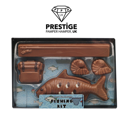 Milk chocolate fishing kit - fishing,