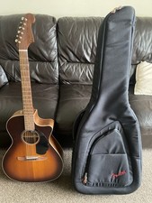 FENDER NEWPORTER SPECIAL ELECTRO ACOUSTIC GUITAR IN HONEY BURST.(immaculate)