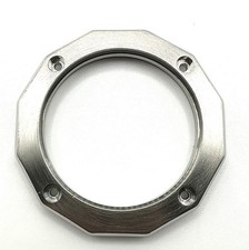 Preowned Baume & Mercier Riviera Chronograph 65541 Stainless Steel Hexagon Bezel