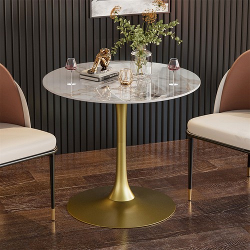 Round dining table - round,