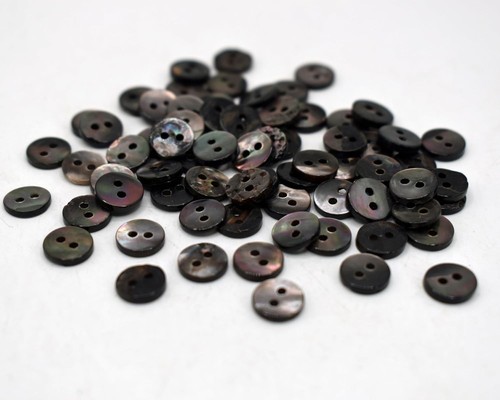 Mother pearl buttons dark 2 - pearl,