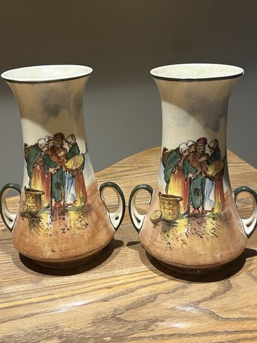 Pair royal doulton series ware - doulton,