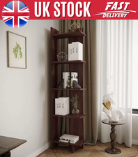 Corner storage bookshelf