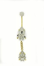 9ct yellow gold - yellow, austrian