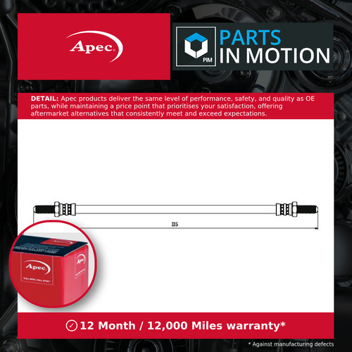 Brake hose fits ford - brake,
