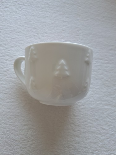 Christmas mug white tree - mug,