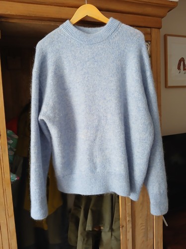 Pale blue mohair blend - pale,