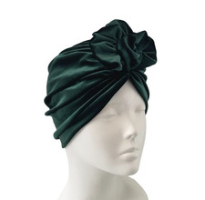 Green Stretch Velvet Vintage