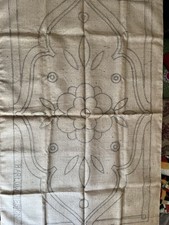 Rag Rug Template hooky proddy Barlow Design 237 size 36" x 63" hessian flower