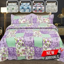 Patchwork Bedspread 3 PCS