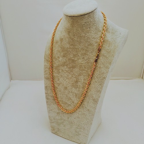 New 22ct gold hollow - hollow, rope