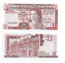 Gibraltar 1 Pounds 1988 UNC