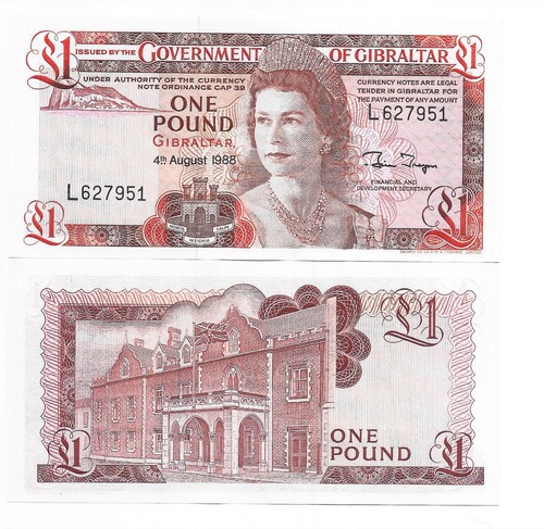 Gibraltar pounds 1988 unc - 1988,
