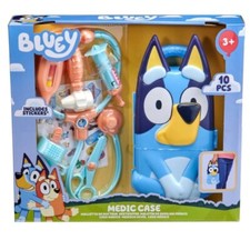  ✨️ Boxed Bluey Medic Medical Doctor  Playset With Carry Case 10 Pieces New 