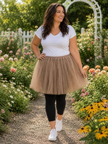 Women taupe plus size adult - taupe,