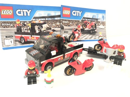 Lego racing bike transporter - lego:,