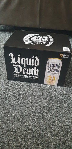 Liquid death mountain water - death,