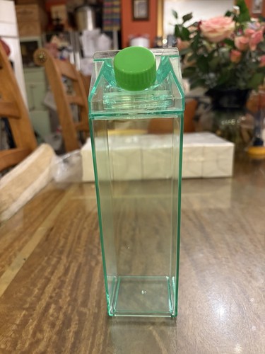 Plastic milk container green - milk, container.