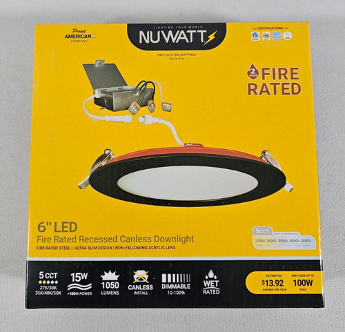 Nuwatt inch recessed - 2x, 6