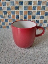 SAINSBURYS  PLAIN RED CERAMIC