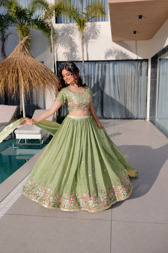 Lehenga choli indian wedding - lehenga,