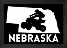 Quad Bike Framed Wall Art