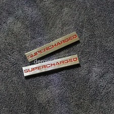 2x Small Red SUPERCHARGED