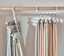 Clothes Trousers Hanger Multi Layer Storage Closet Space Saver Organiser UK