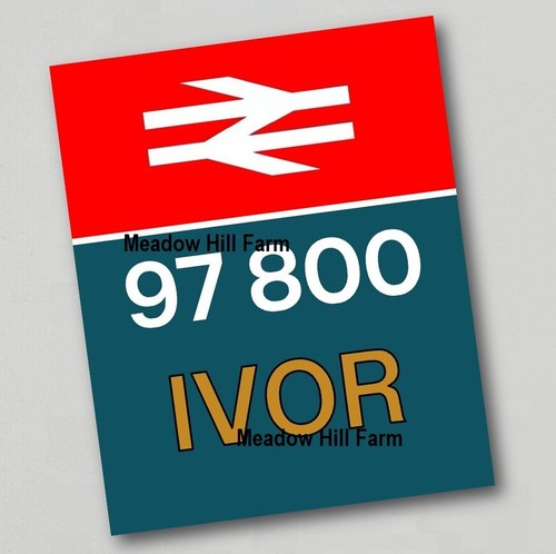 Sticker british rail - class, 97