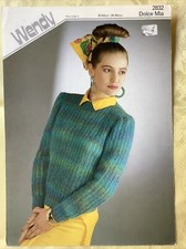 Wendy Dolce Mia knitting