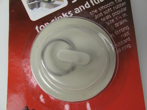 Vintage rubber sink stopper - sink,