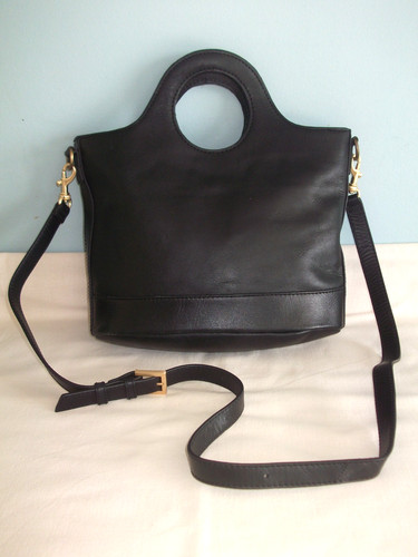 Fat face black leather - fat,