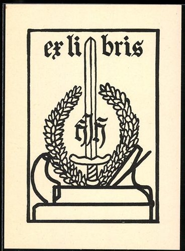 Exlibris schwert und - schwert,