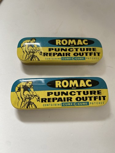 2pc vtg romac bicycle - bicycle, puncture