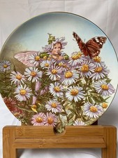 Cicely Mary Barker Flower Fairies Plate Michaelmas Daisy Fairy 1987
