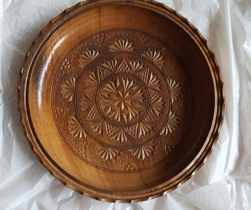 Vintage hand carved wooden - hand-carved,