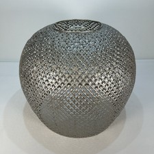 Silver Metal Filigree Lamp